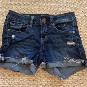 Denim shorts